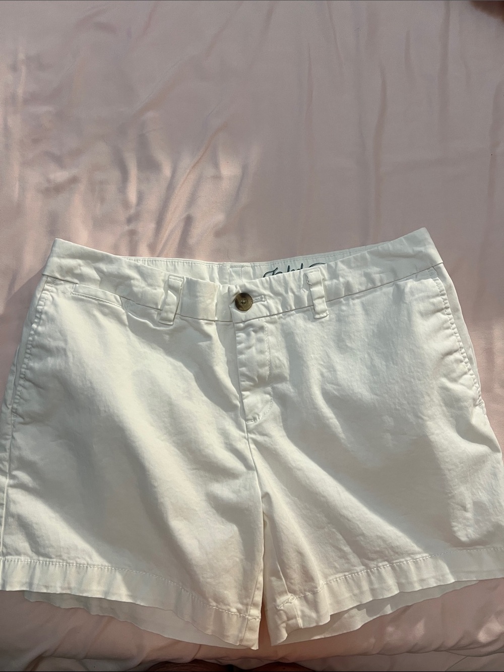 Faded Glory White Women's Casual Bermuda Shorts